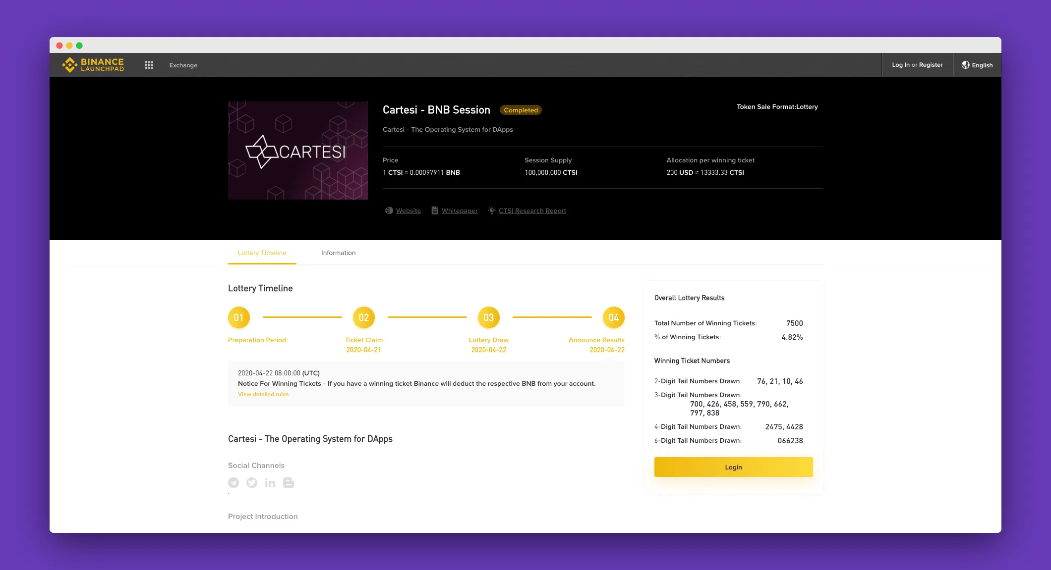 IEO PR costs - Cartesi prices