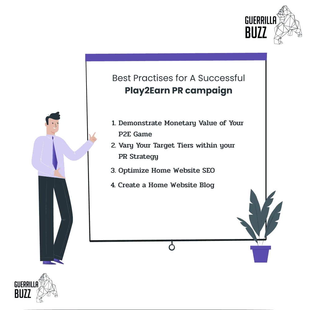 Best practises for a successful P2E PR Campaign