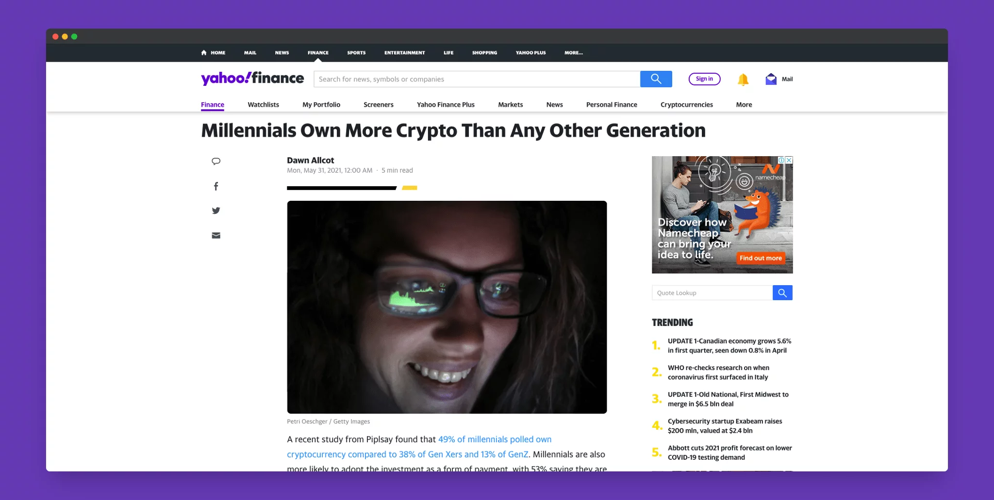 Example of Great IDO PR article