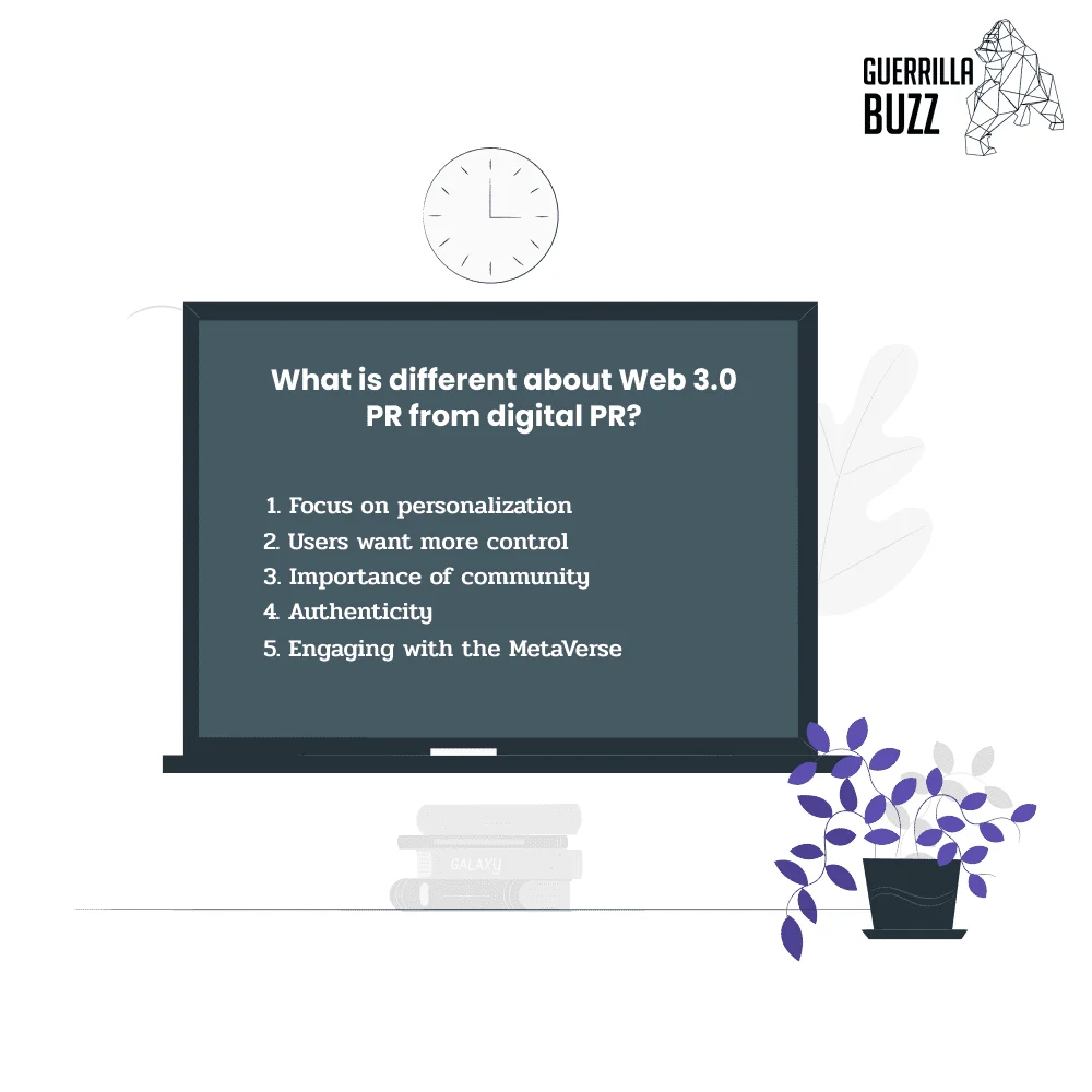 What is different about Web 3.0 PR from digital PR
