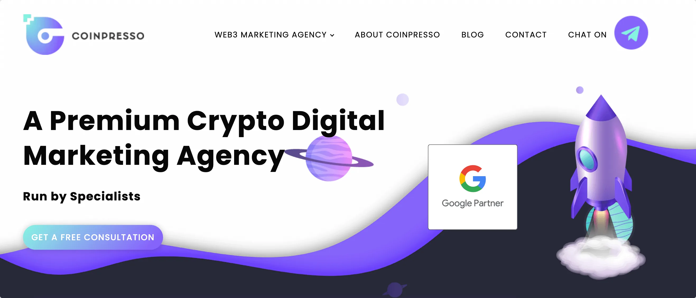 Coinpresso homepage screenshot