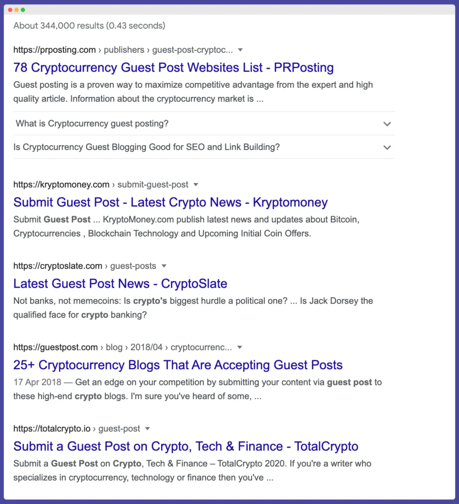 Crypto guest posting submit a guest post