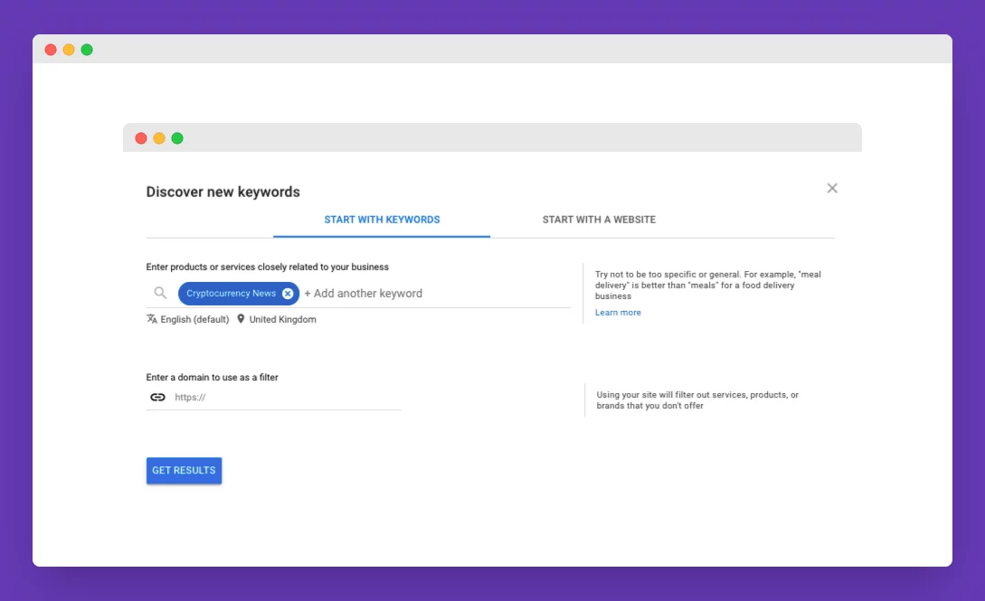 Google-Keywords-demonstration-with-cryptocurency-news-on-a-crypto-blog-SEO