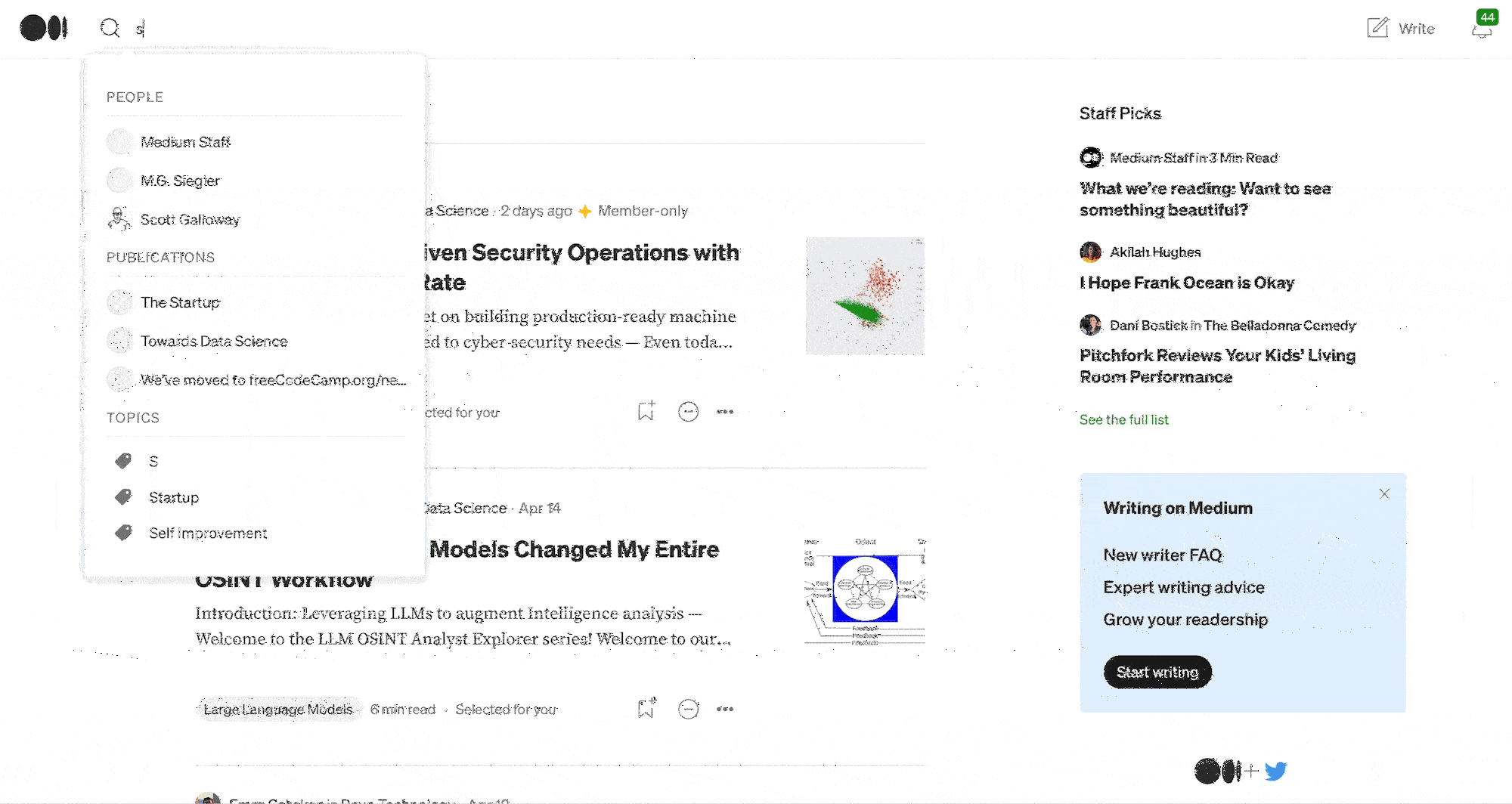 how to find trending topic on medium