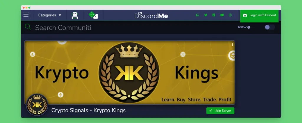 Krypto Kings Crypto Discord Group GuerrillaBuzz