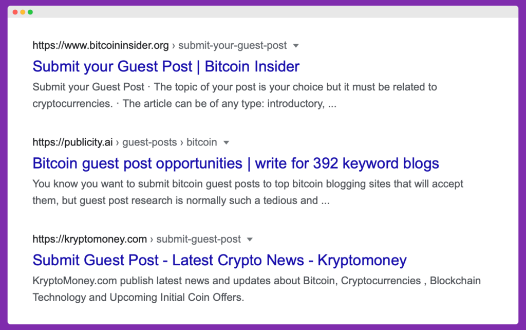 Bitcoin guest post opportunities using crypto seo