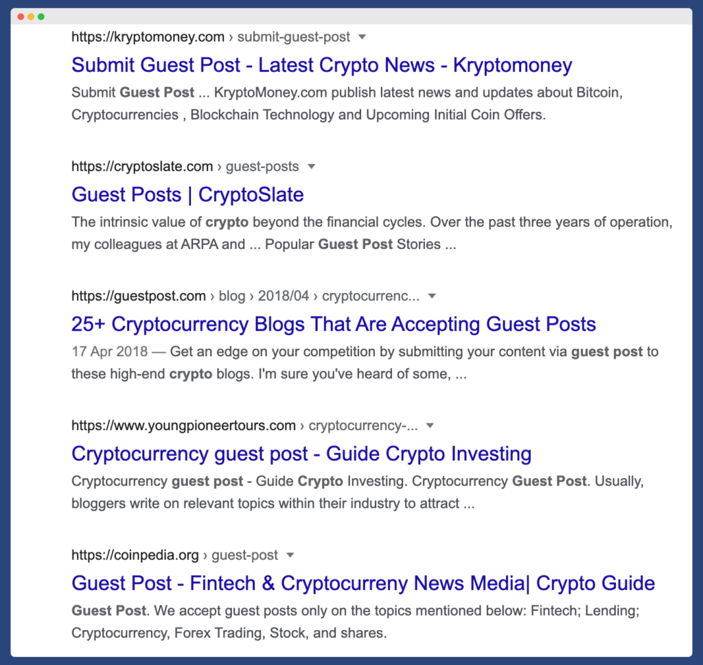 Crypto off-page seo guest post sites to post on