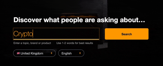 AskThePeople Cryptocurrency News gif of typing that in
