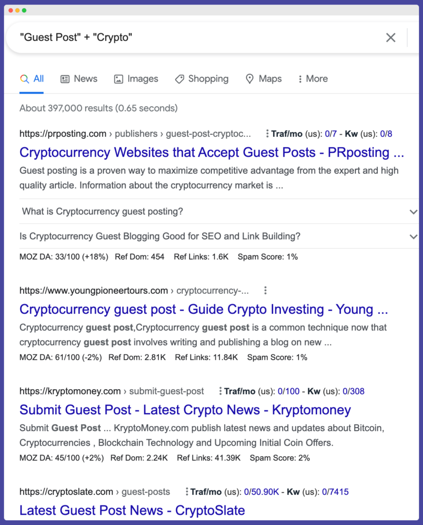 Guest post crypto google