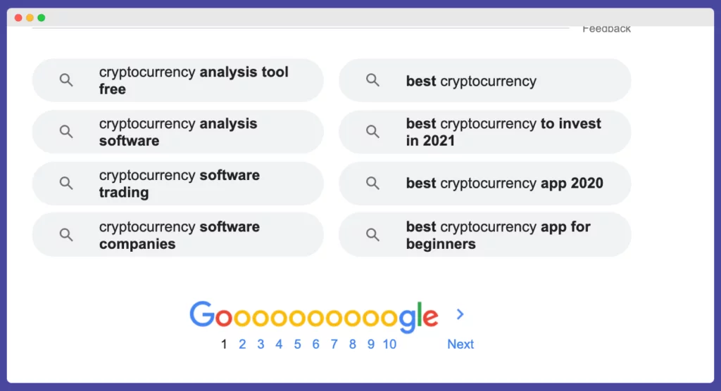 Potential ideas for crypto article titles