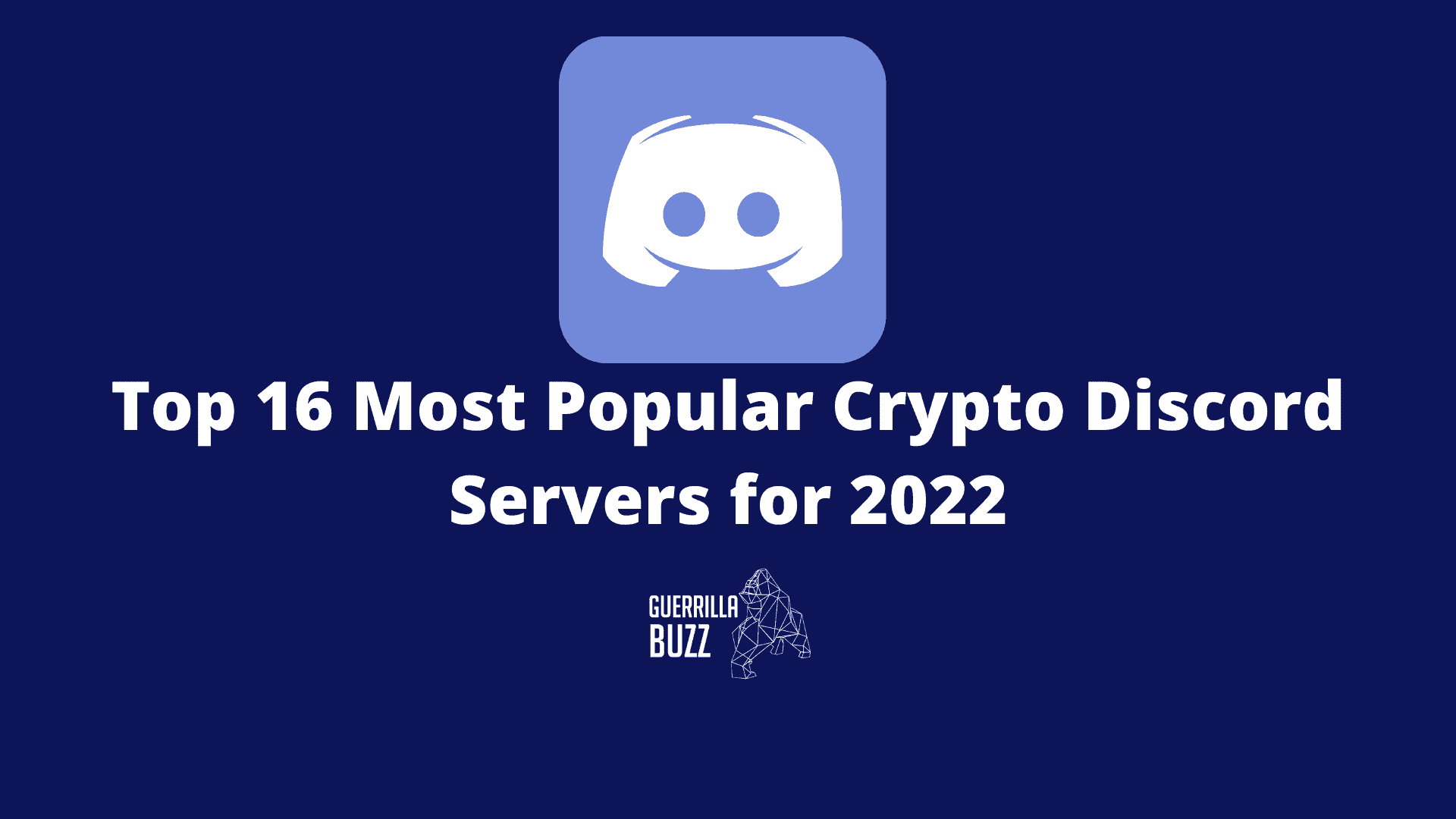 Top Crypto Servers List Guerrillabuzz