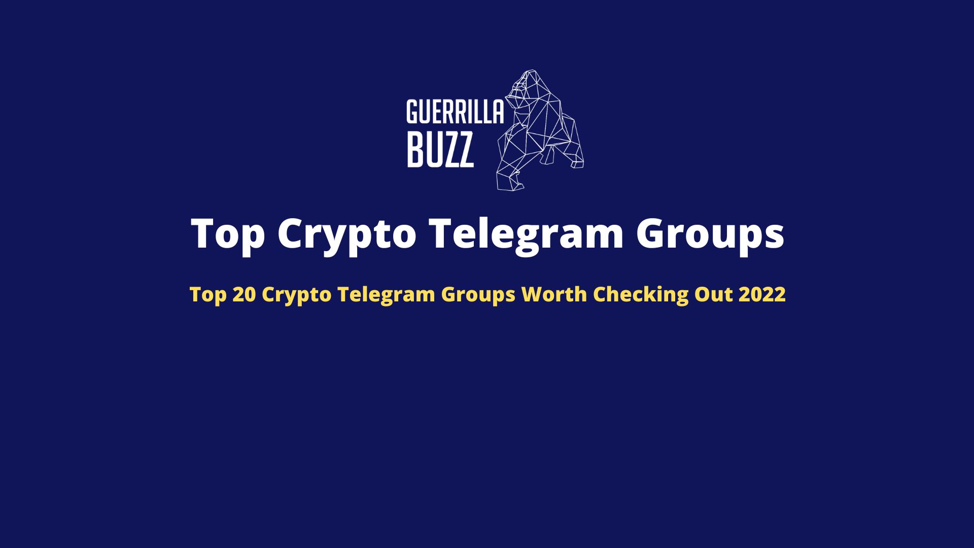 Crypto Telegram Groups 