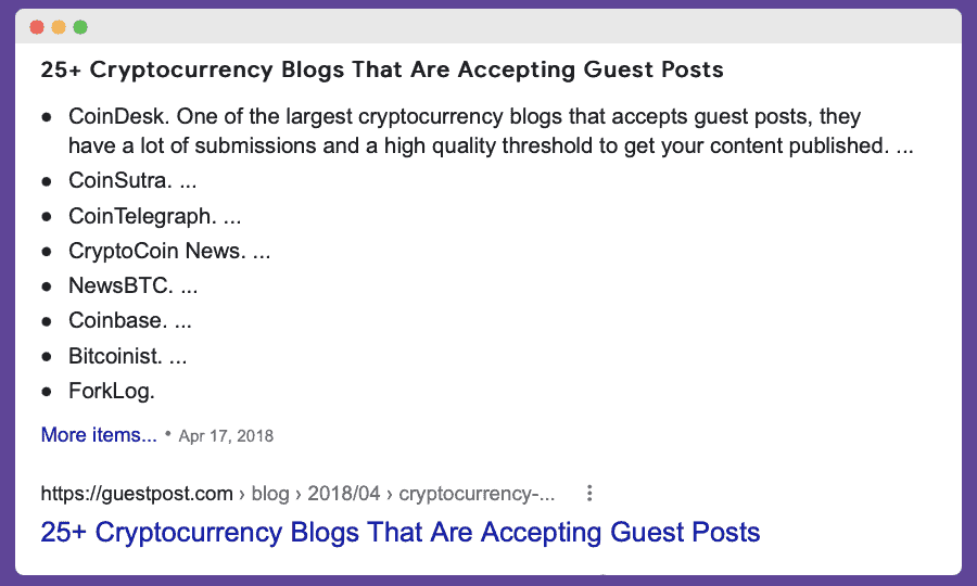 Crypto exchange PR guest posts