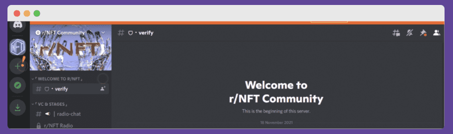 Discord NFt community