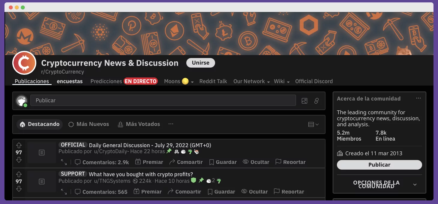 Reddit for blockchain marketing agency