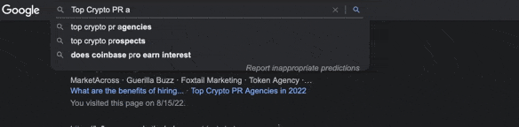crypto PR agency search gif