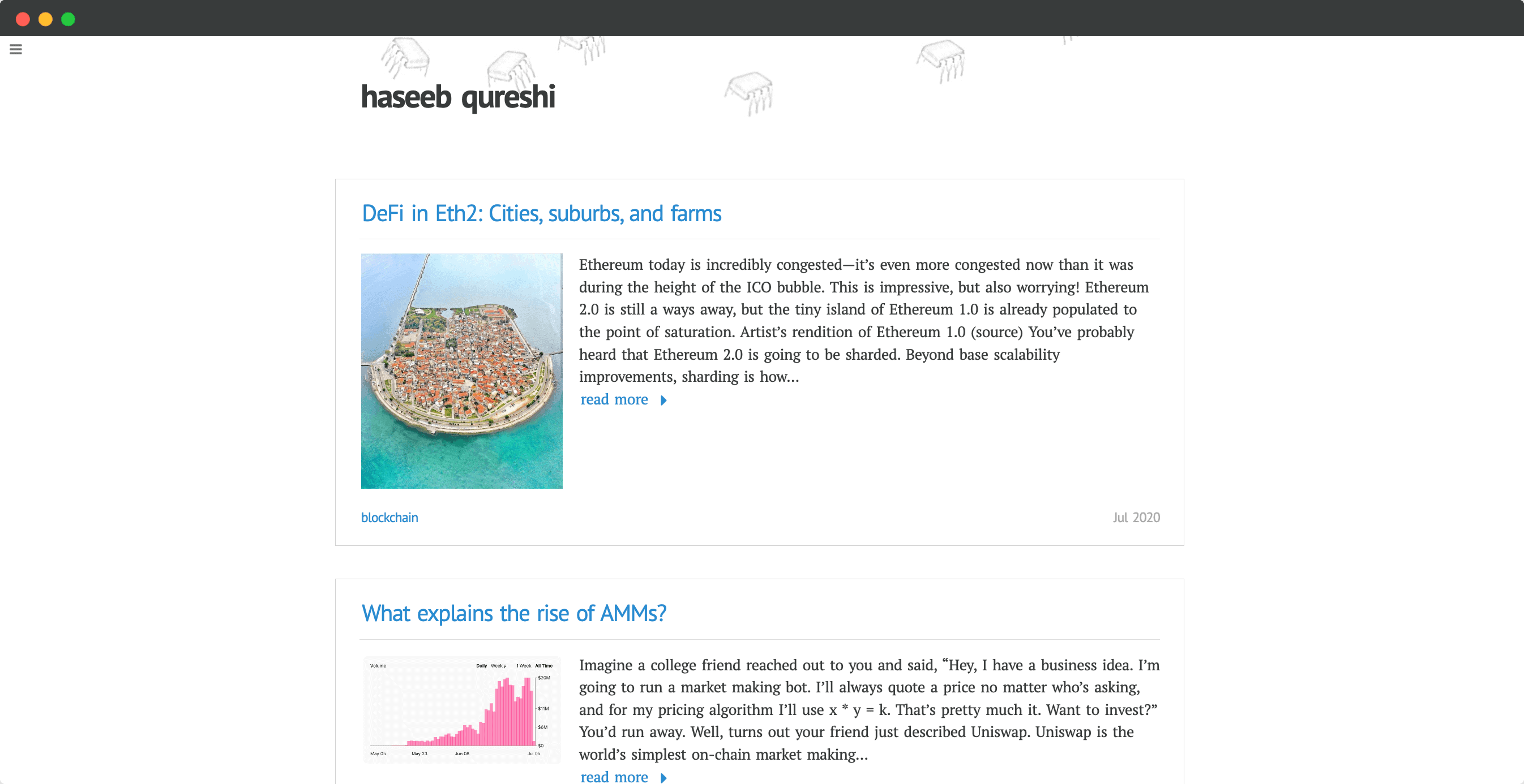 haseeb qureshi blog screenshot