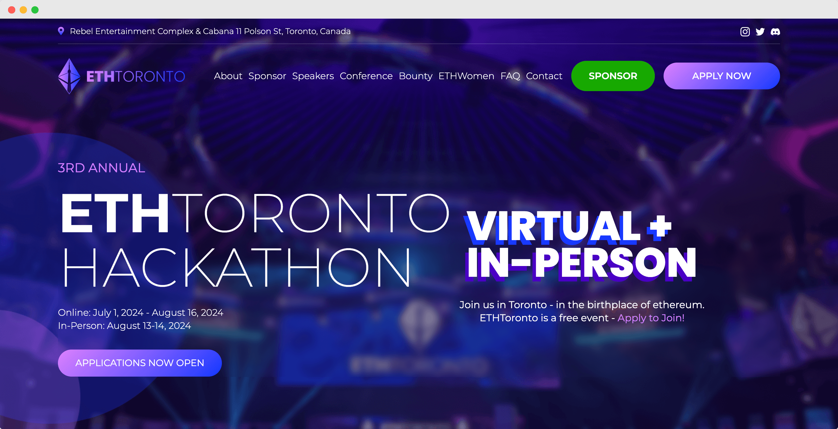 ETH Toronto