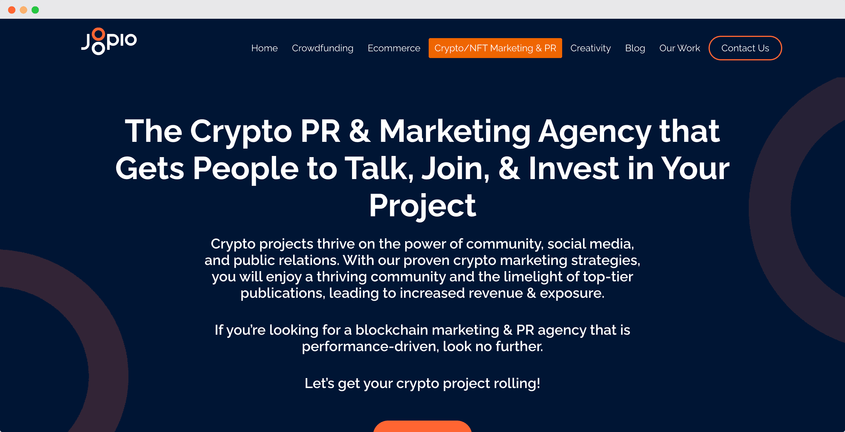 Joopio homepage screenshot