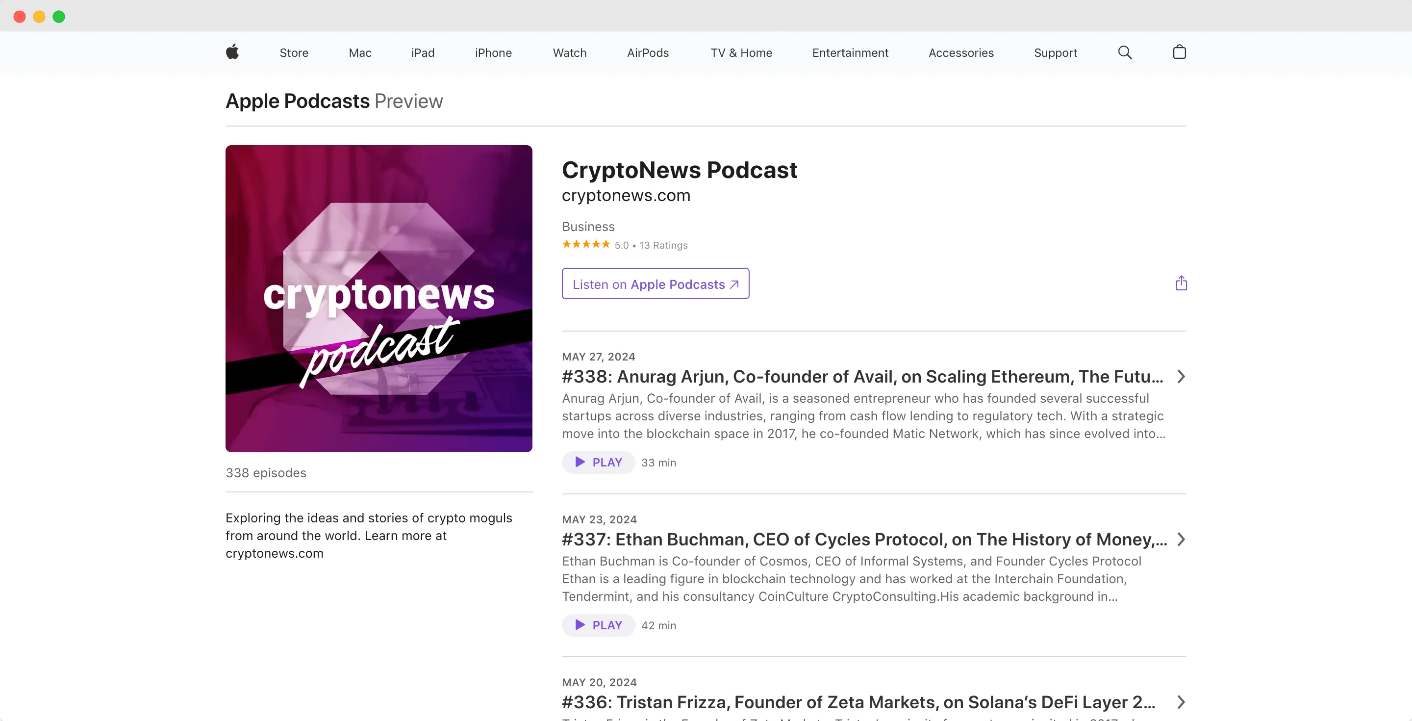 Crypto News Podcast screenshot